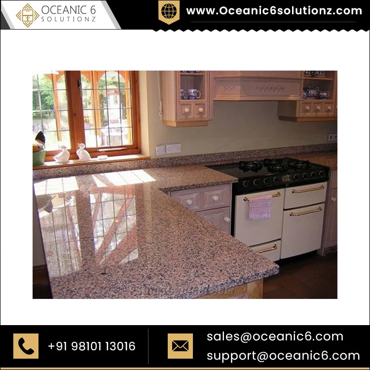 2023 New Arrival Cheema Pink Natural Stone Granite for Flooring Rooftop Cut to Size Polished Slabs or Countertops at Cheap price