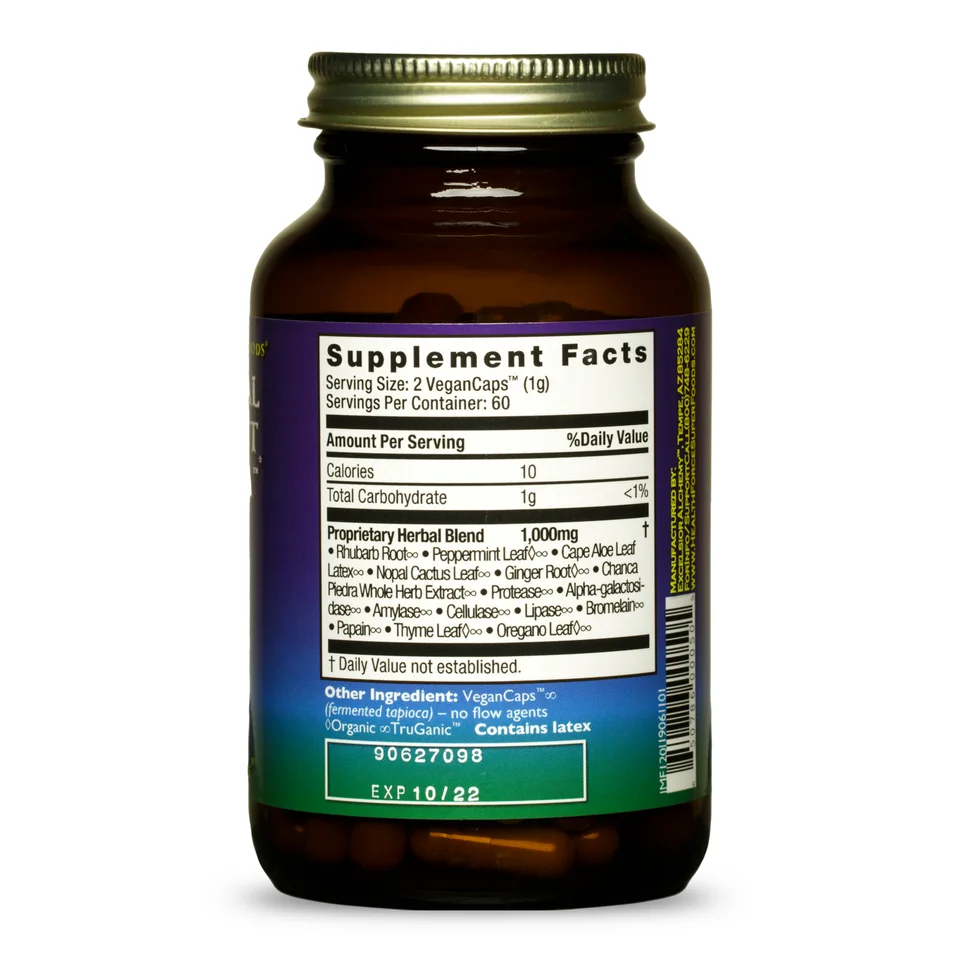 
Intestinal Movement Formula 120 Count VeganCaps Health Supplement 
