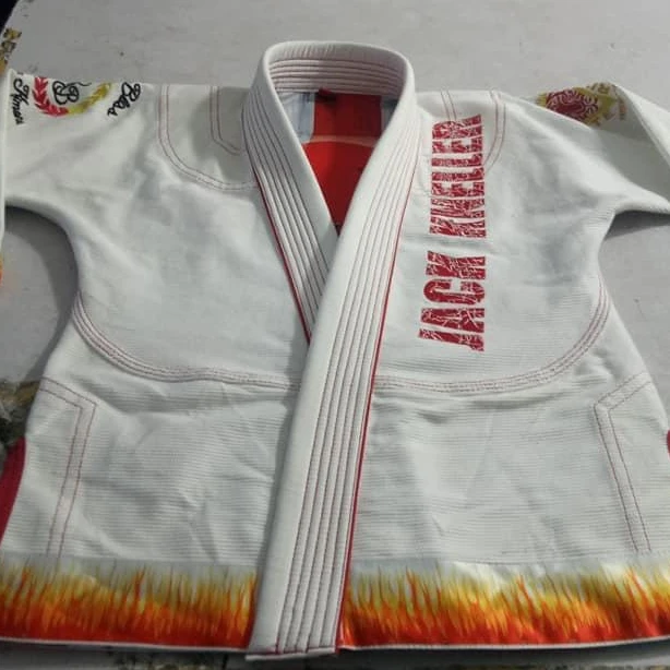 Embroidered jiu jitsu uniforms