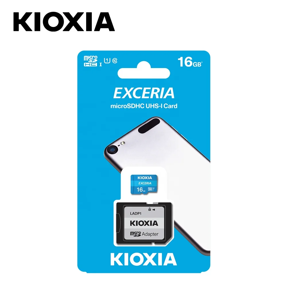 2020 New original KIOXIA EXCERIA microSD card Toshiba SDHC card with adapter  U1 C10 16gb memory card
