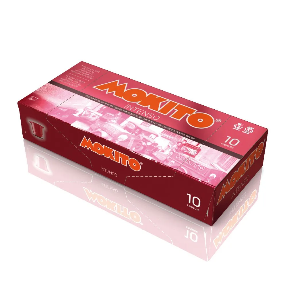 Mokito INTENSO капсулы Nespresso совместимый кофе смесь награжденный Итальянский сделано в
