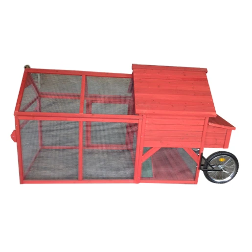 Manufacture commercial Ventilation Door mobile tractor  Removable Tray Cheap Wooden Backyard chicken house wholesale