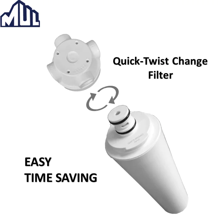 13 inch Activated Carbon Twist Water Purifier Filter