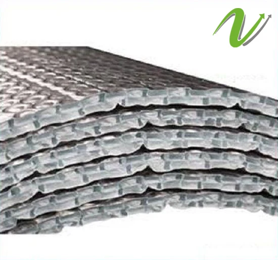 Thermal Insulation Container Liner Pure Aluminium Foil PE Bubble Thermal Blanket Sheet Roll for Wall / Floor/ Roof