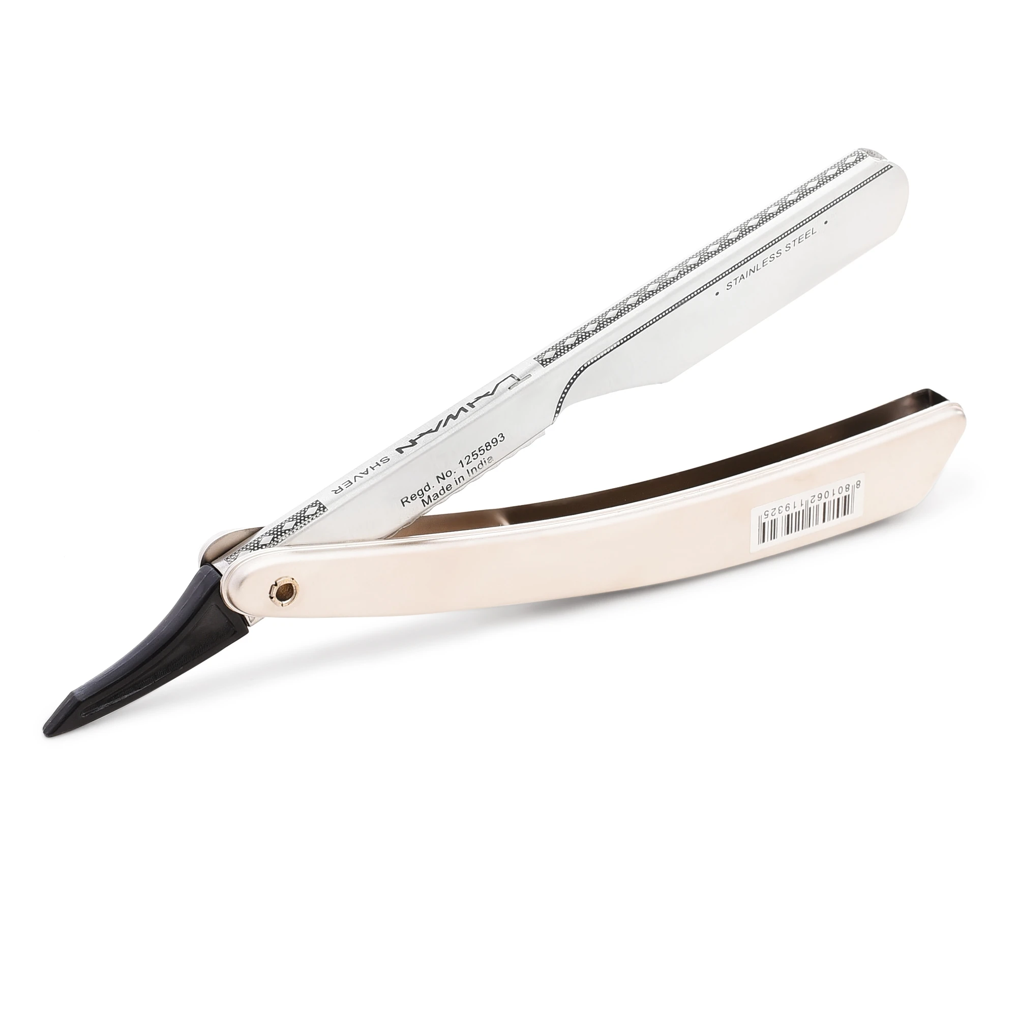 Metal barber Folding Blade razor Knife beard shaving tools Satin finish Razor for men TAIWAN SHAVER barber razor hi quality