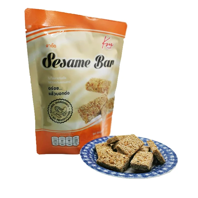 Yummy Vegan Sesame Bar With Nutrition Benefit And Good Taste 126g