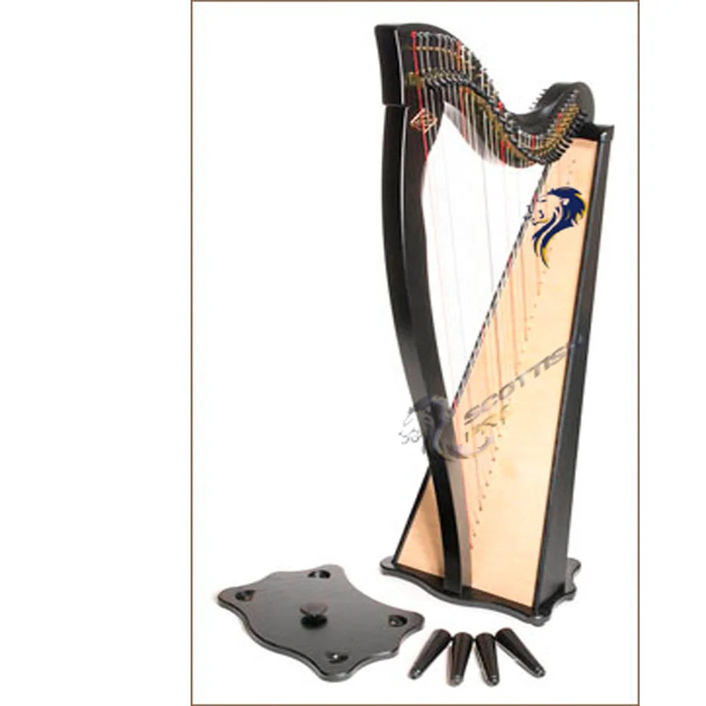 34 String Harp Playing Music Custom Logo 34 String Lever Harp Best Quality Harp/custom Harp/custom Color Harp