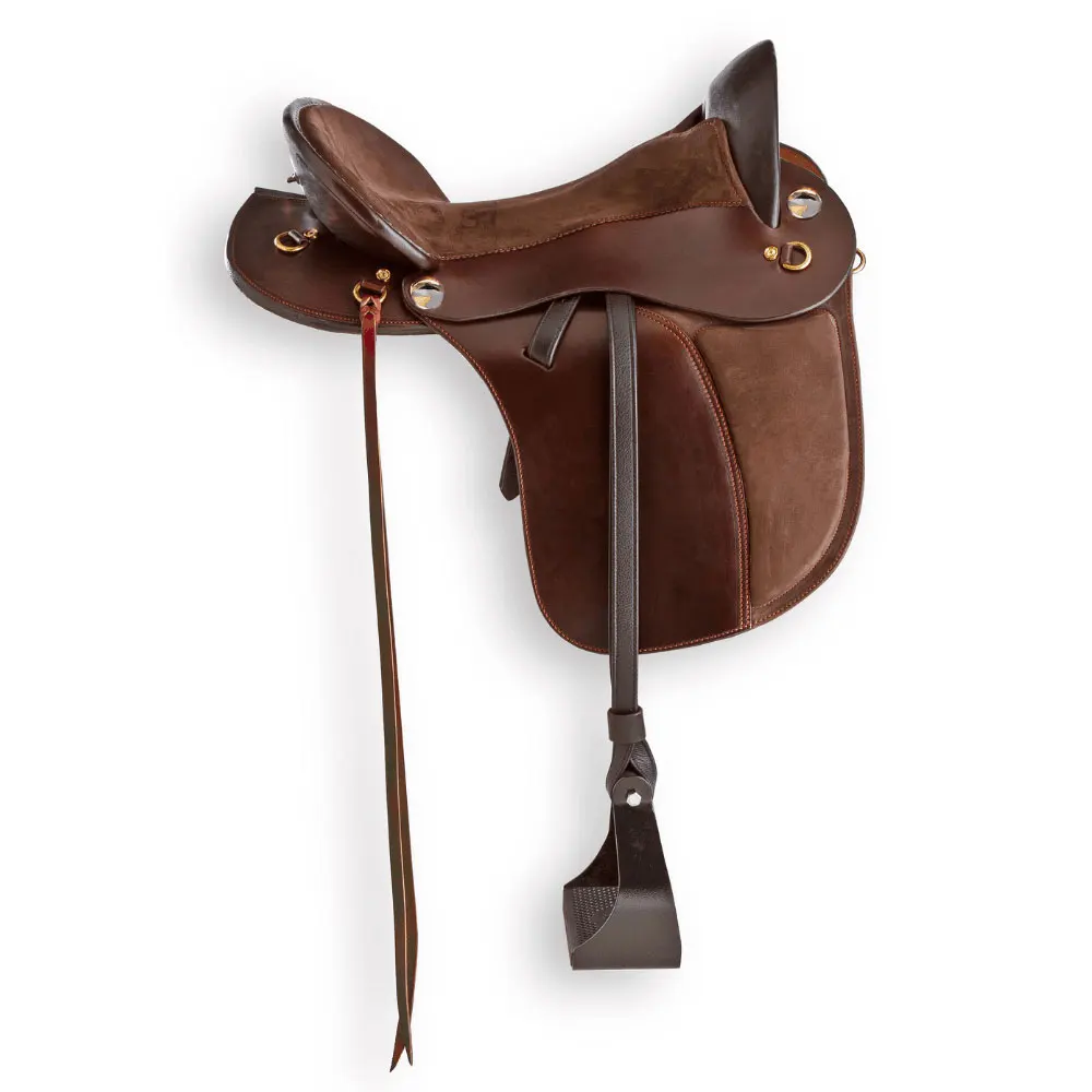 Horse trail saddle -2021 Custom WESTERN TRAIL HORSE BLACK LEATHER