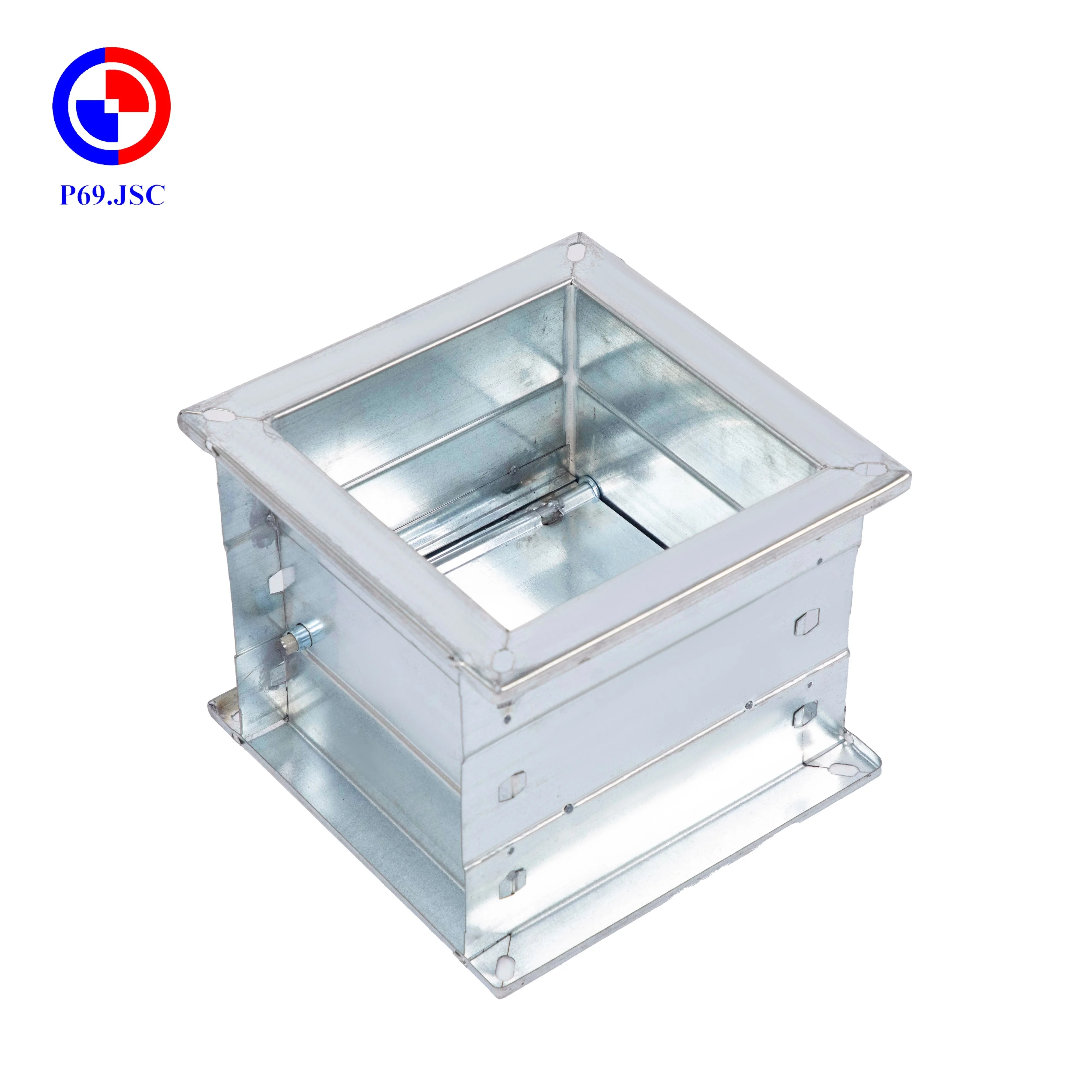 CRAZY WHOLESALE Accurate Construction Control Pressure Return Air Damper Ventilation System M&E OEM Non-return Square Damper P69