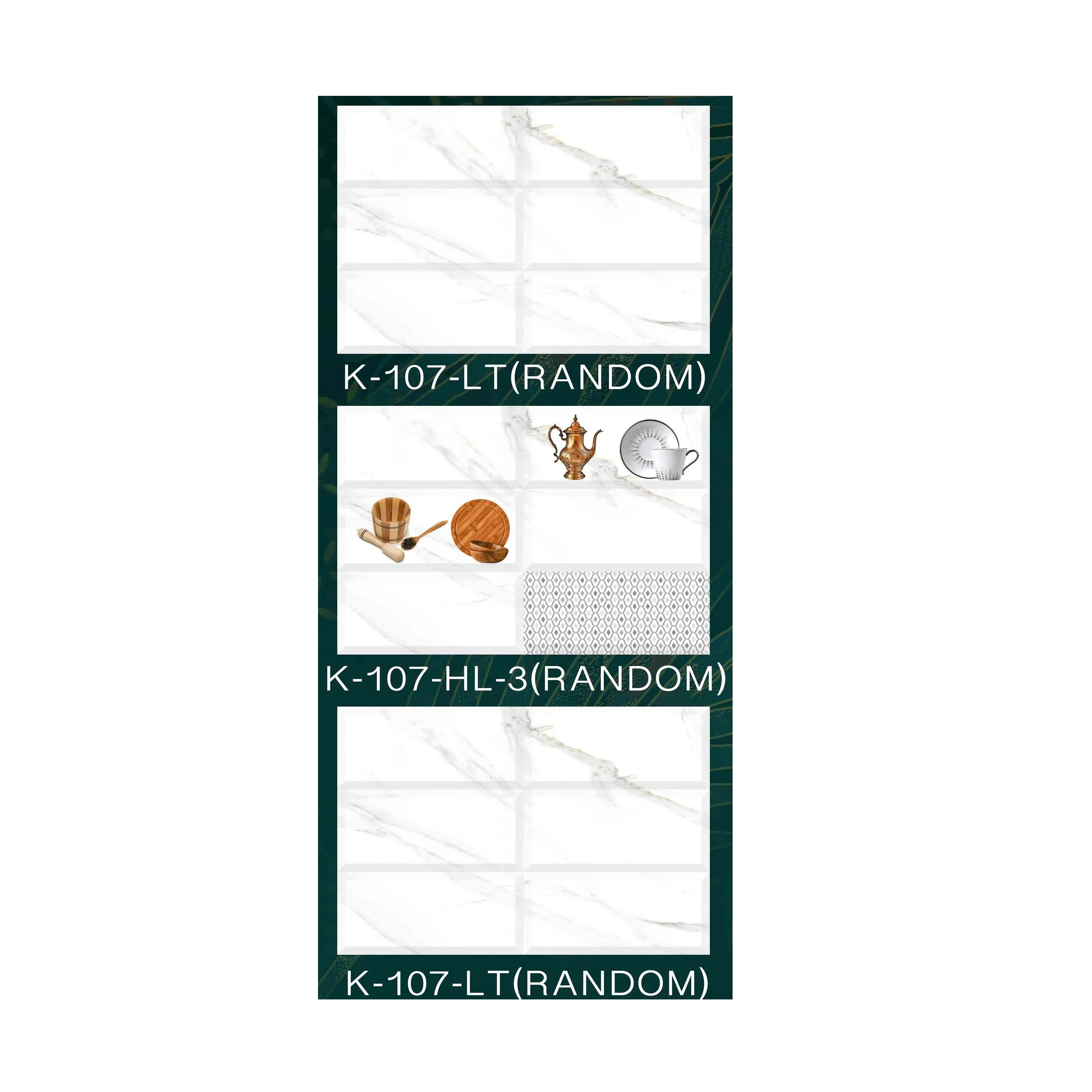 pure white color glossy glazed ceramic kitchen wall tiles 30x45cm