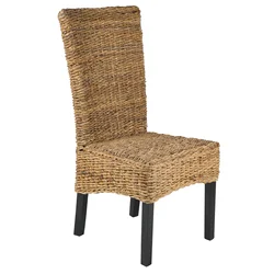 Обеденный стул Abaca с деревянной рамой из натурального ротанга для домашней мебели