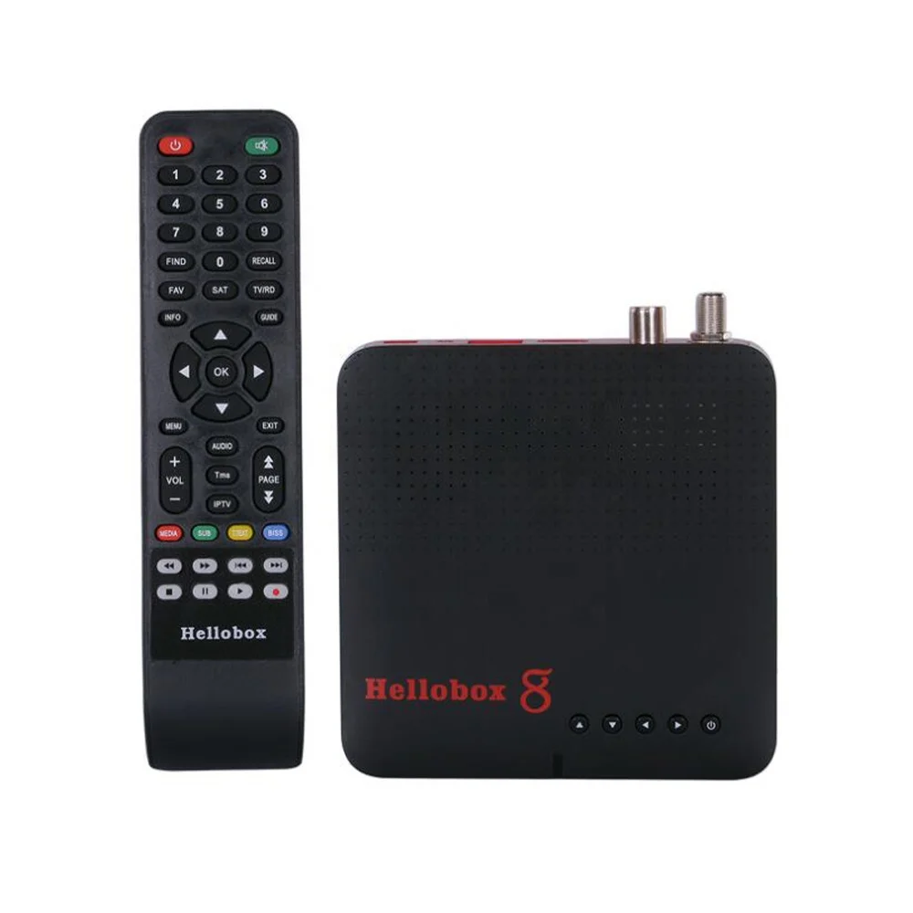 H.265-цифра спутниковый телевизионный ресивер DVB-T2 DVB-S2 комбо Hellobox 8 Поддержка автоматического Powervu Biss Xtream IPTV CCCam афера