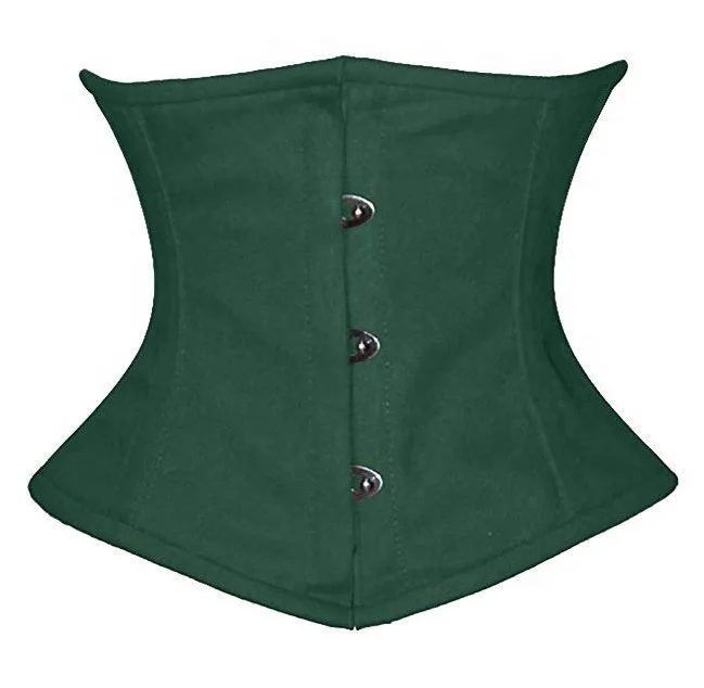 Утягивающие корсеты для талии/темно-зеленый хлопковый тренажер для талии под грудью/корсет для уменьшения талии
