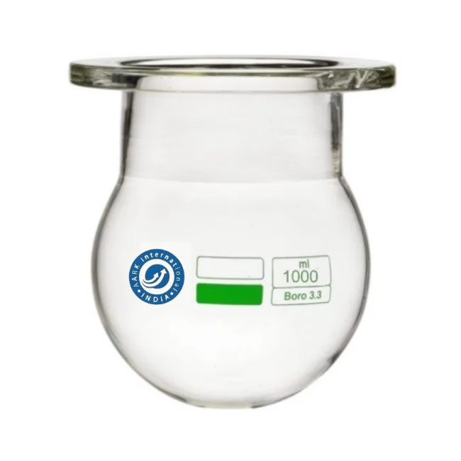 Cheap Price Glass Material Flasks Vessel Reaction, Wide Mouth with Flat Flange, 100mm ID, 150mm OD Best Wholesale Deal Available