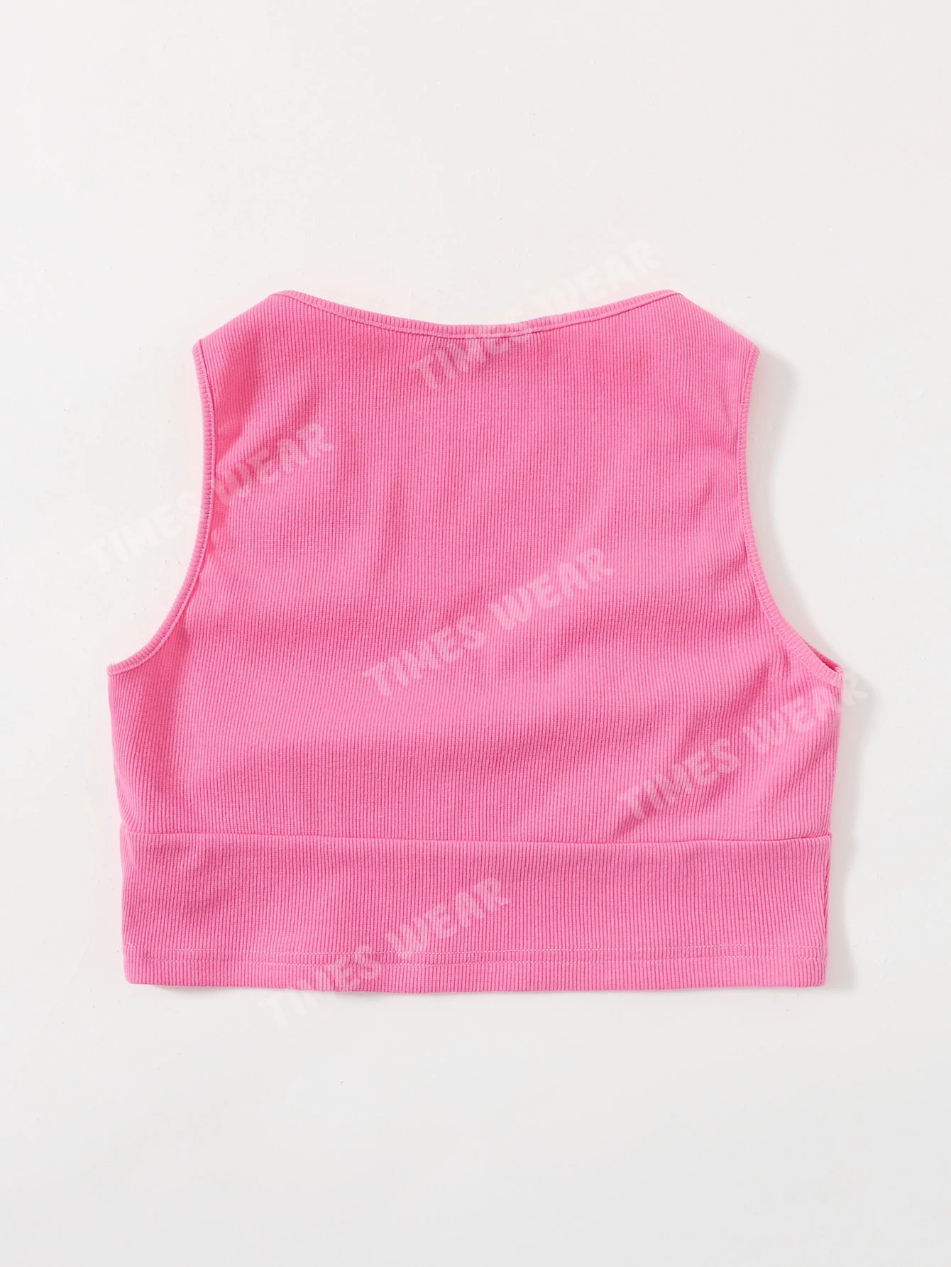 Custom Logo Lady Fashion Summer Casual Sports Girls Workout Women Tank Top Surplice Neck Tank Top