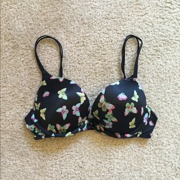 Direct Factory High Quality Custom Design Seamless Wireless Push Up Lingerie Sexy Printed Bra For Ladies From Bangladesh