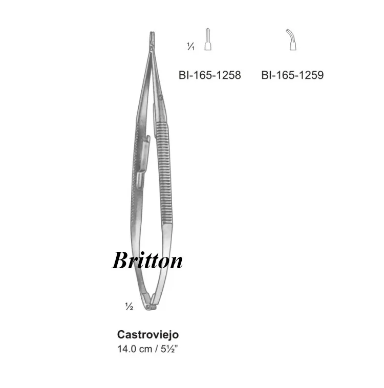 CASTROVIEJO NEEDLE HOLDER 14 CM