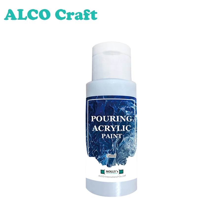
50ml pouring acrylic paint for art and craft 