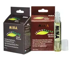 Средний коричневый-темно-коричневый-питательное масло для бровей-Combo