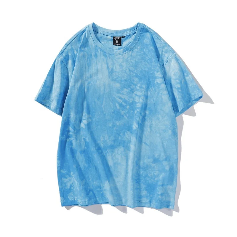 tie dye t shirts casual summer t-shirt Oversized Customized  Acid Wash Tie Dye T-shirts women tie and dye
