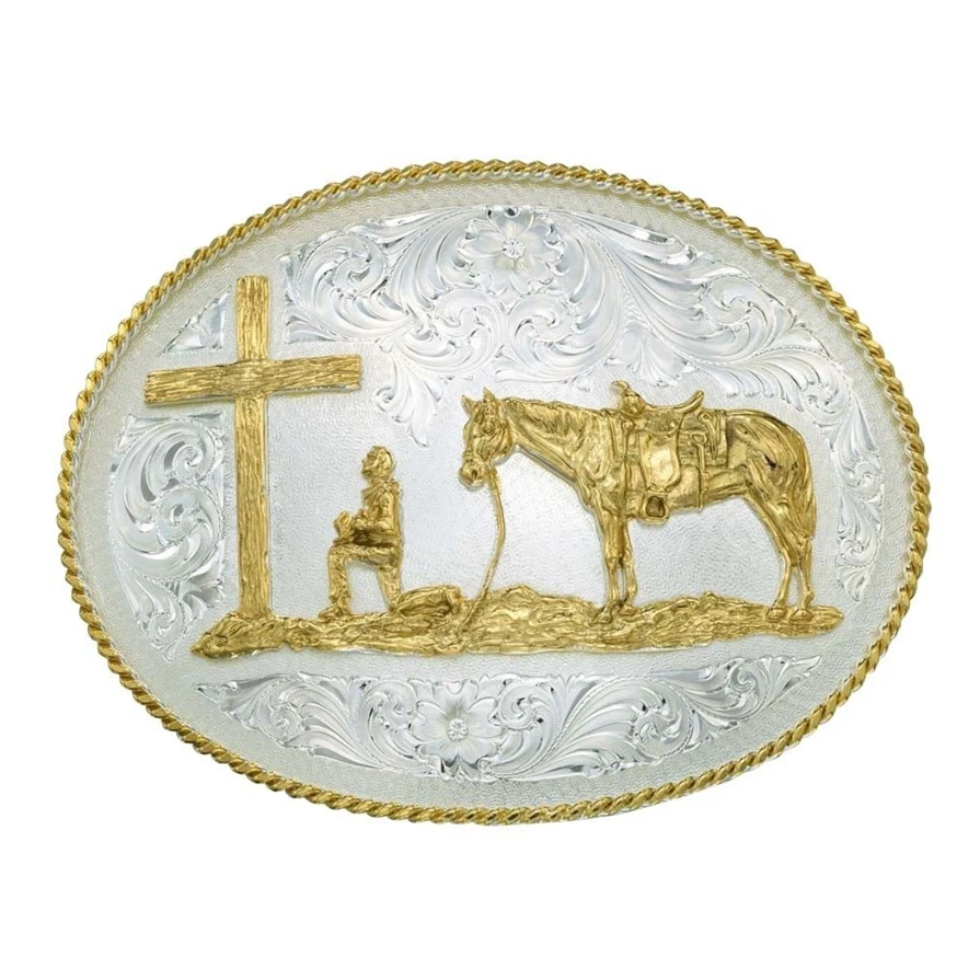 Индивидуальные Западные Ковбойские Религиозные христианские пряжки для ремня