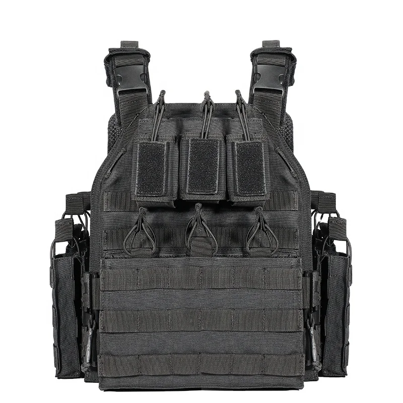Hot Sale Yakeda Plate Carrier 1000D Quick Release Buckle Gym Training Fitness Weight Vest For Men