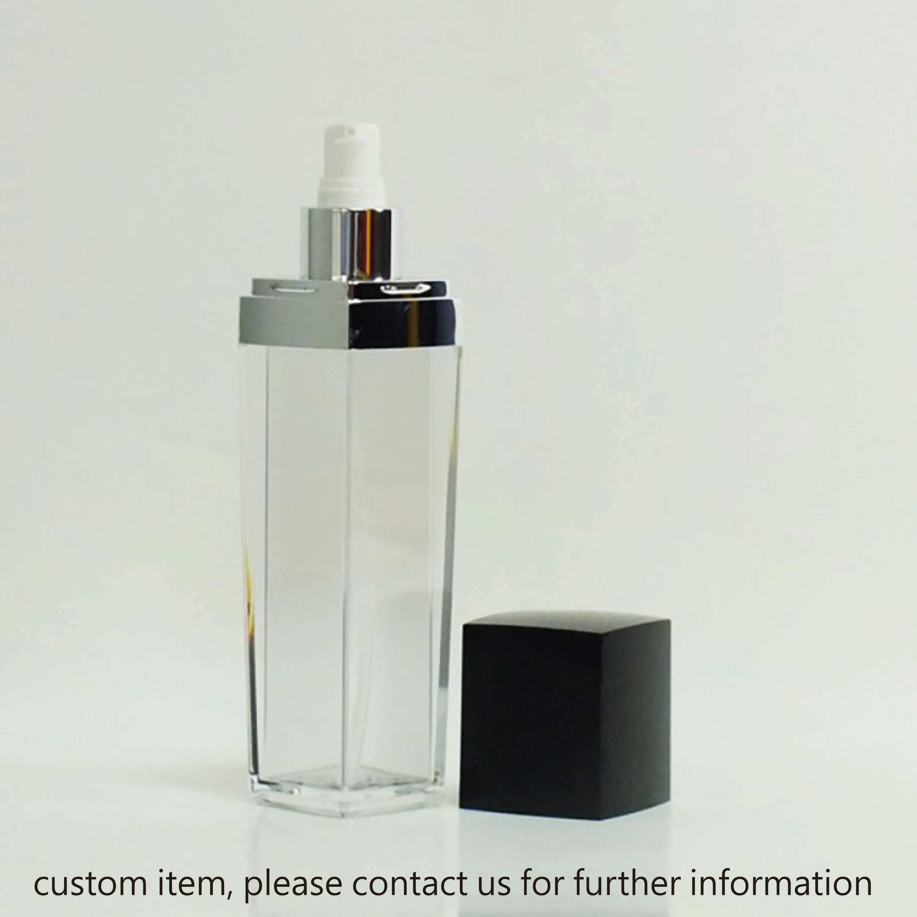  Двухслойная квадратная прямая акриловая Квадратная бутылка производства Тайвань