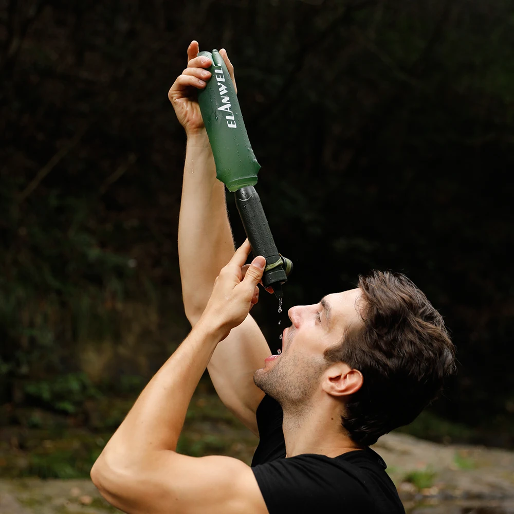 
Outdoor portable water filter for camping 