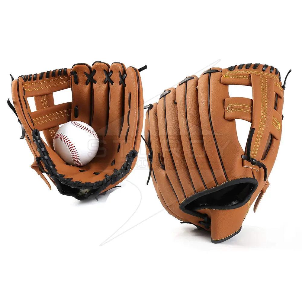 Фабричные OEM сверхпрочные бейсбольные перчатки синтетические для чистки софтбола бейсбола