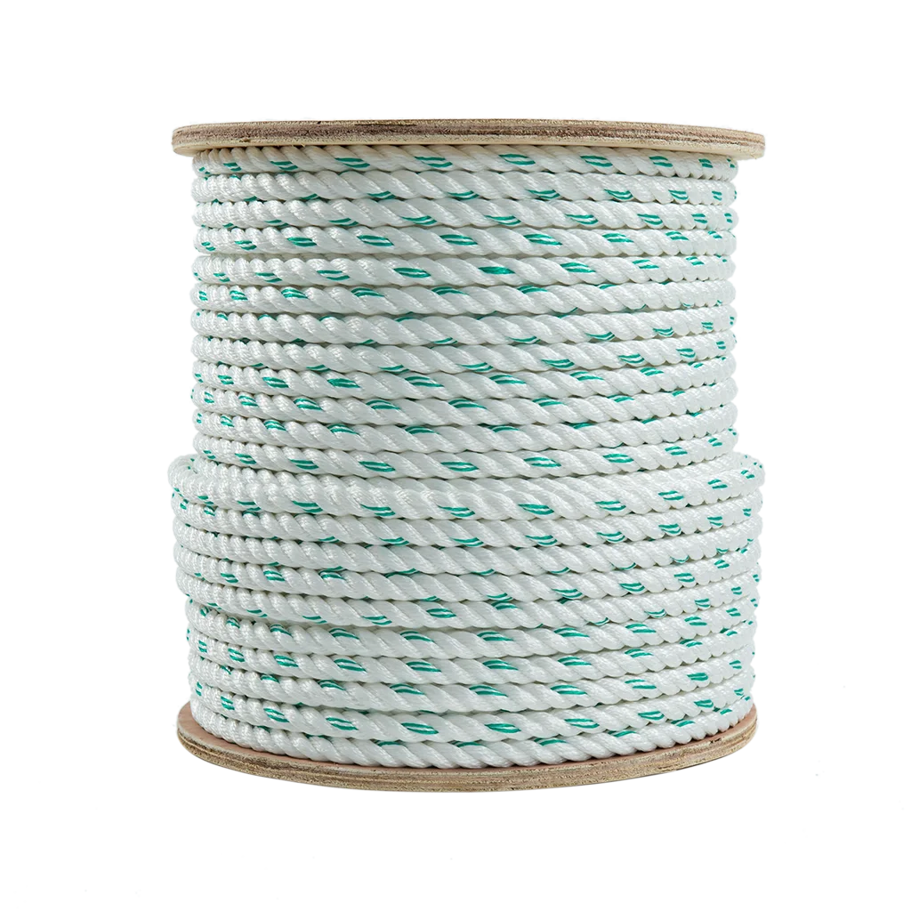 Vietnam supplier premium quality 3-strand white twisted cotton rope making machine rope chains  for wholesale