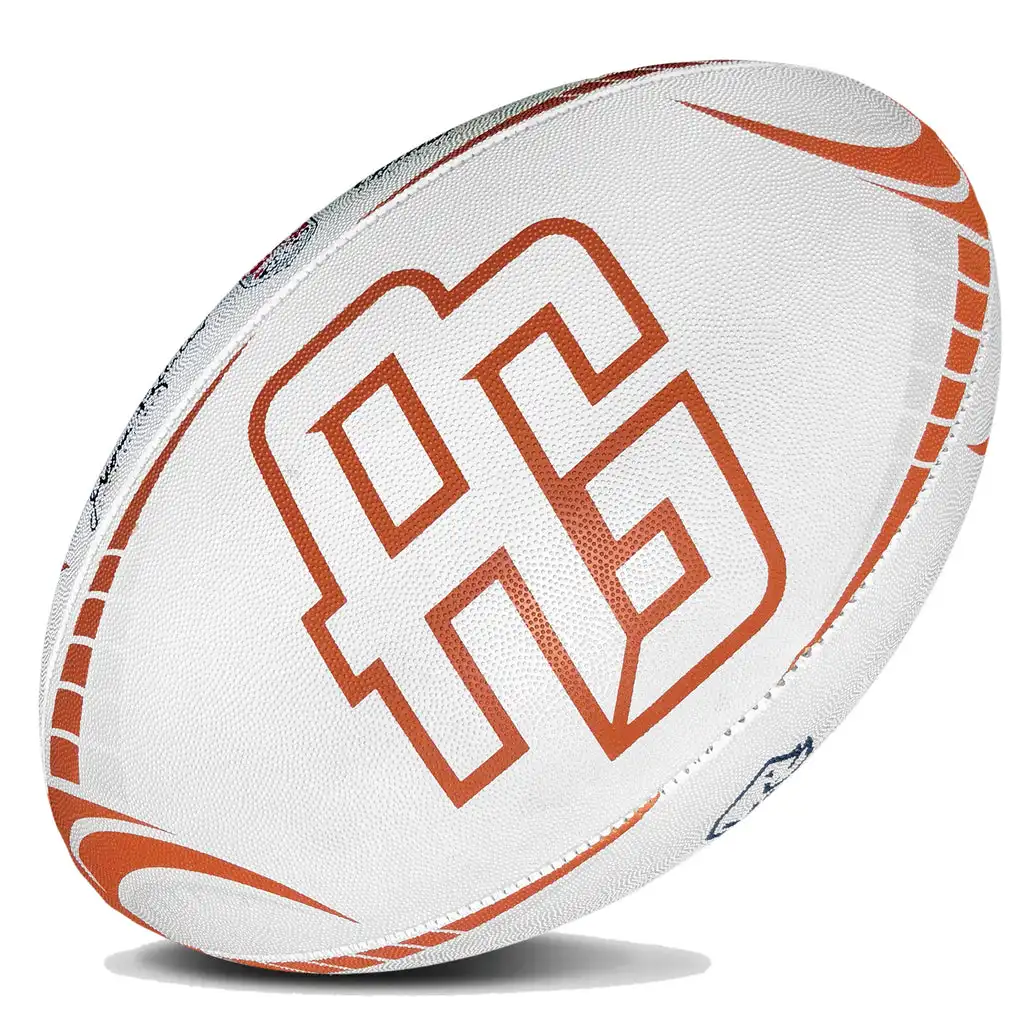 Custom Printed Rugby Balls - Custom logos, printing and colors - 100% Bespoke design. Promotional, training & Match Rugby Balls