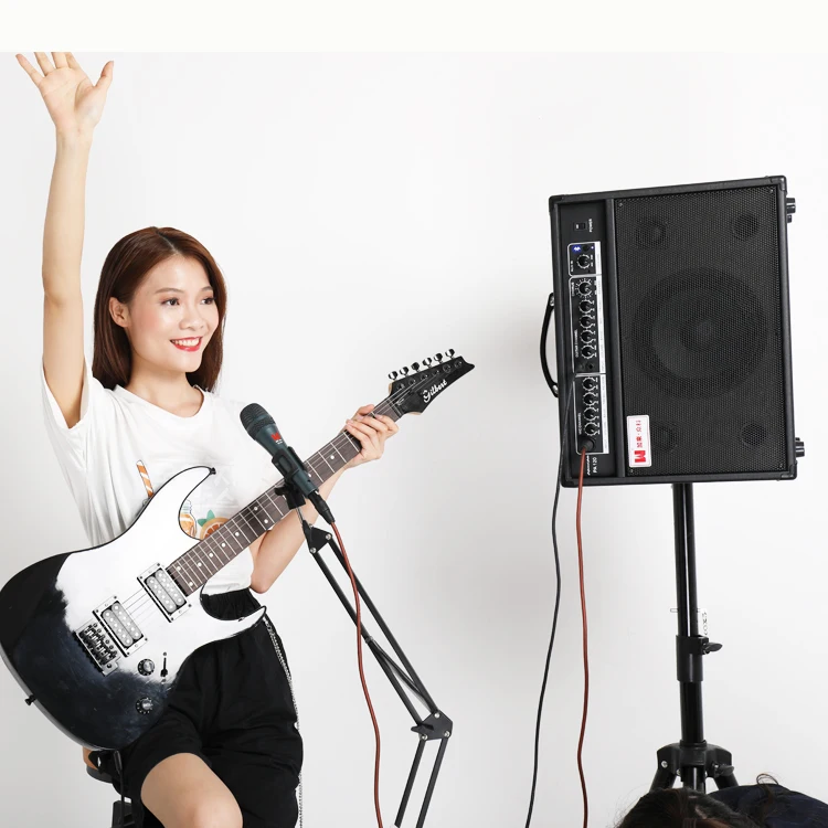 8 дюймов 120 Вт прямая трансляция Акустическая гитара ламповый усилитель Электрический для использования на