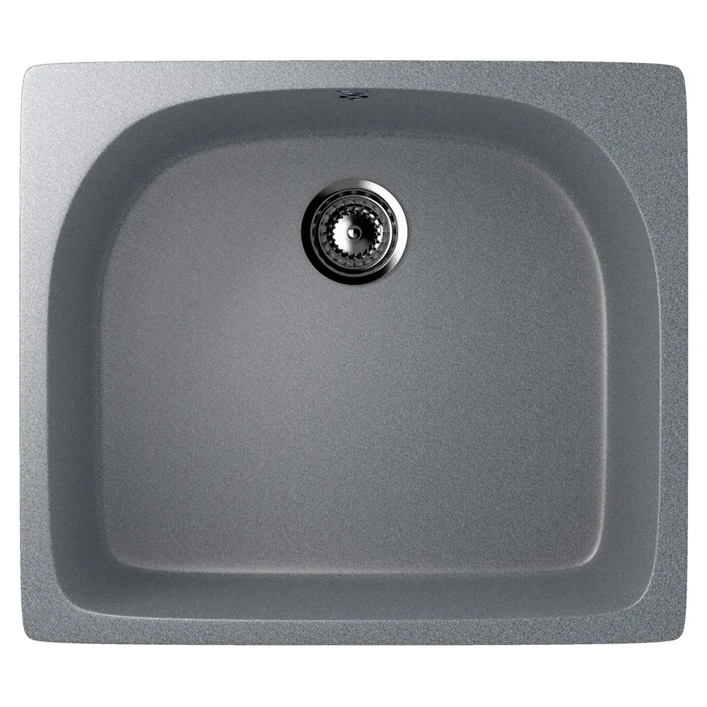 Composite reversible one-section kitchen sink ULGRAN U-408