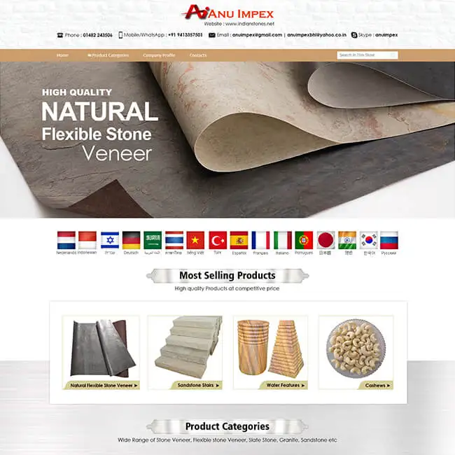 Professional Alibaba Minisite Design Tiles Minisite Design