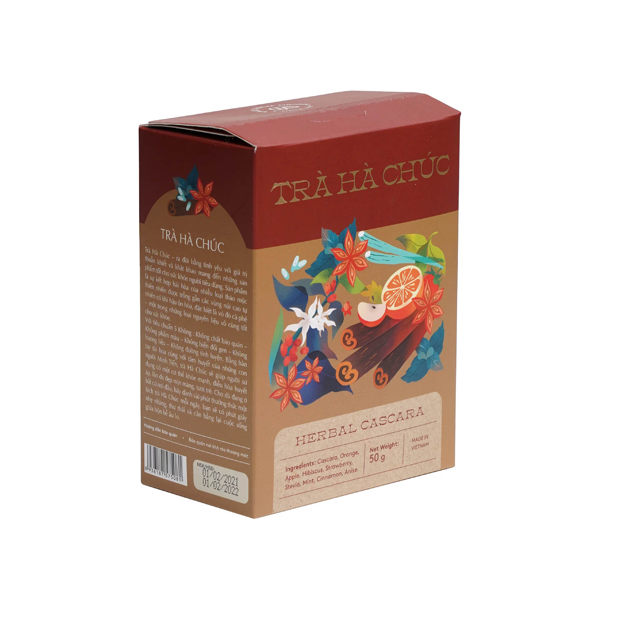 
Vietnam Wholesale Healthy Tea Fruit Flavor With ISO Certification Ha Chuc Cascara Tea- Herbal Cascara 