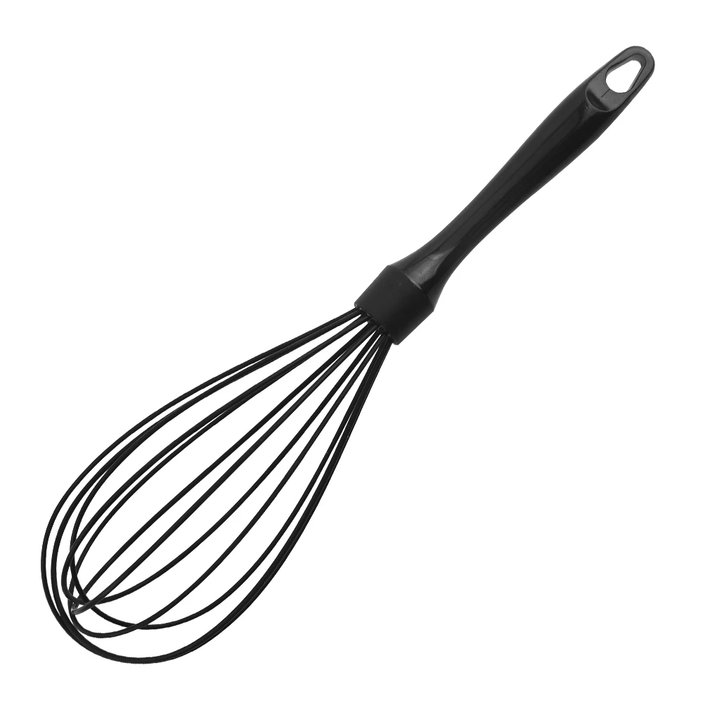 Silicone Whisk, Heat Resistant Kitchen Whisks for Non-stick Cookware, Balloon Egg Beater for Blending, Whisking