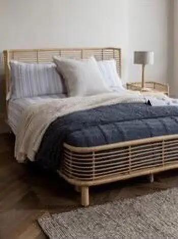 
New - fashioned Modern Bamboo Bed Vietnamese style custom size Premium Quality Low Price from manufacturer 