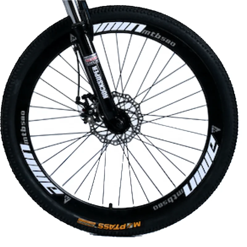 
High-Carbon Steel Frame Red Bicycle Painted Interior Stickers Front Fork Shock Absorption Mountain Bike Top Sale Men Road Sports 