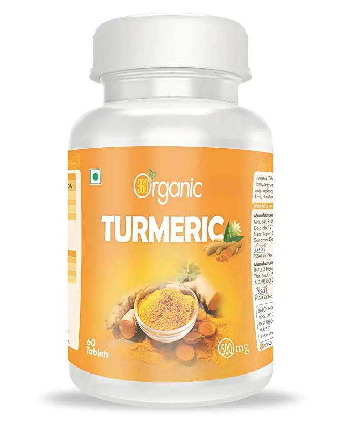 Organic Turmeric Tablet-Herbal medicine-Boost immunity Herbal Supplements