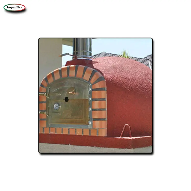 World Wide Supply Top Notch Quality Convection Oven / Turbo Oven Type White Color Wood Fired Commercial Pizza Oven