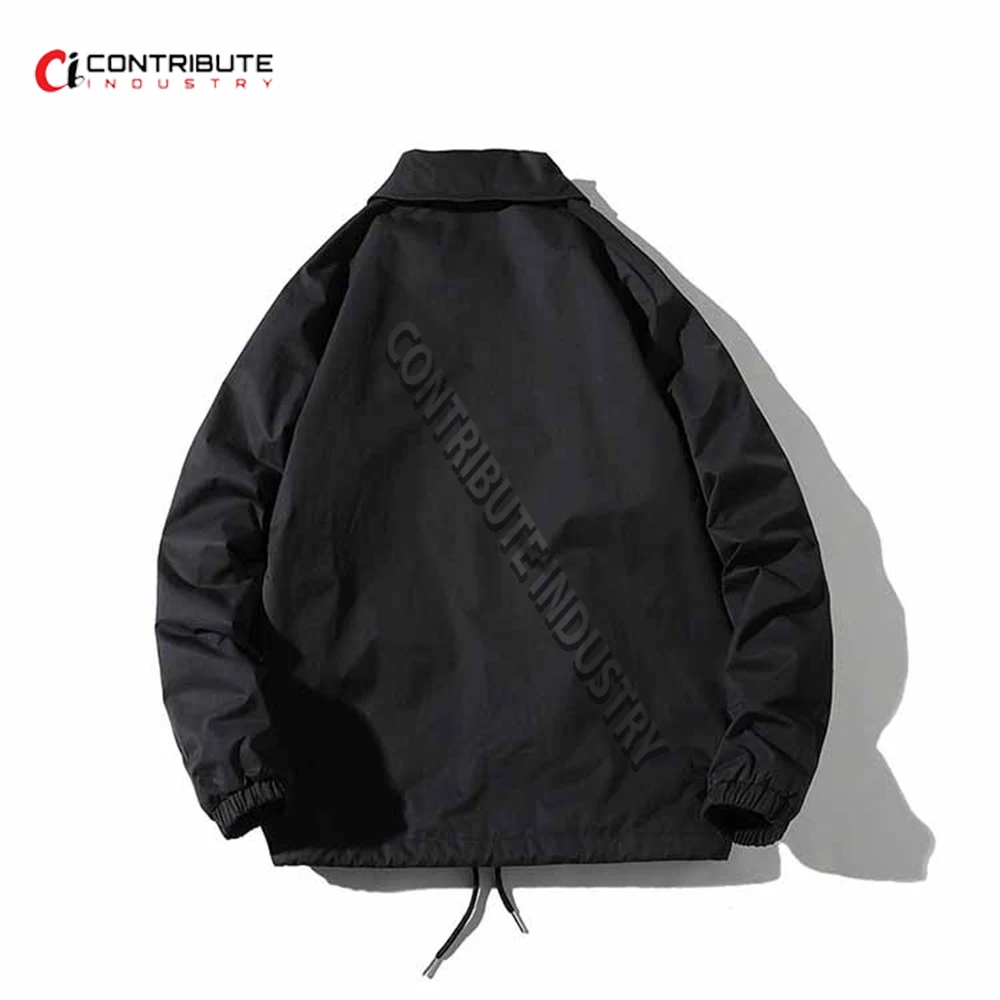 Модная ветронепроницаемая нейлоновая ветровка с длинным рукавом от производителя Varsity Leader Coach куртки для мужчин логотипом