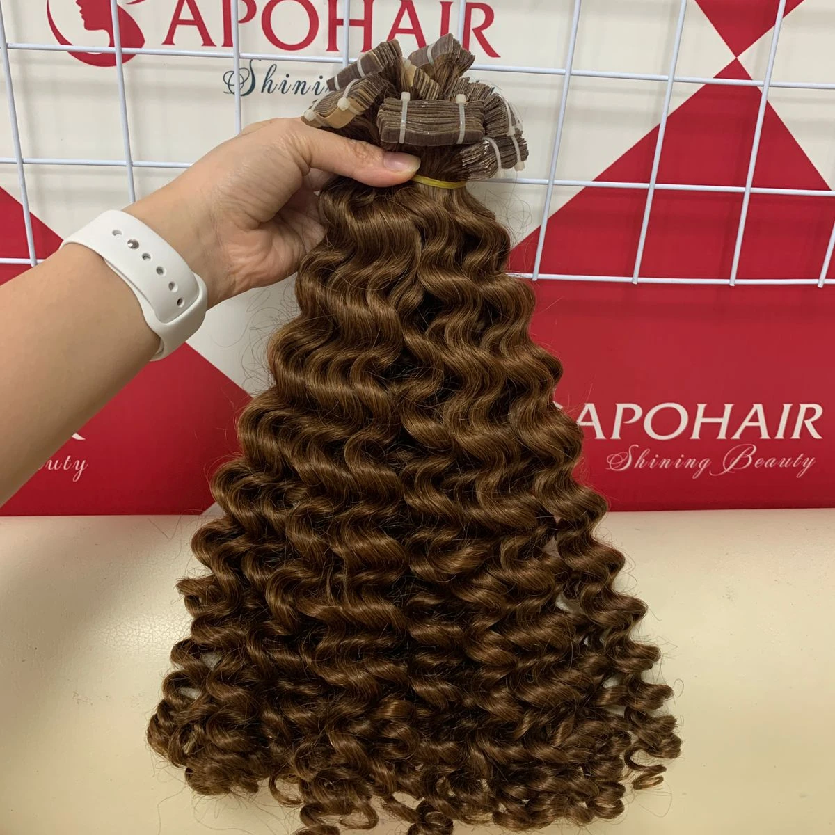 Вьетнамские человеческие волнистые волосы разных цветов I-Tip кератиновые для наращивания