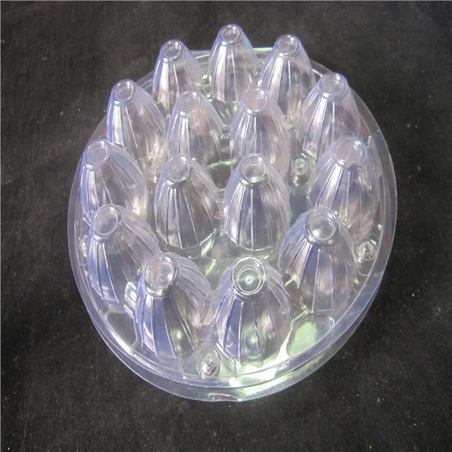 Factory manufacture recyclable blister egg packaging clear plastic PVC egg box