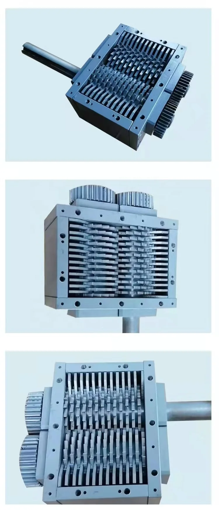 Fabric Shredding Double Shaft Shredder Machine Small Textile Shredder