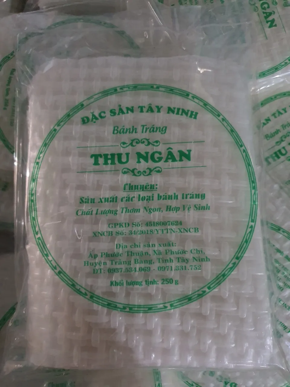 Вьетнамская безвкусная мгновенная недорогая пища из натуральных ингредиентов, рисовая бумага