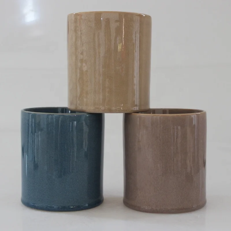 Food Storage Jar with Wooden Lid Ceramic Food Storage Jar Medium Ceramic Kitchen Container