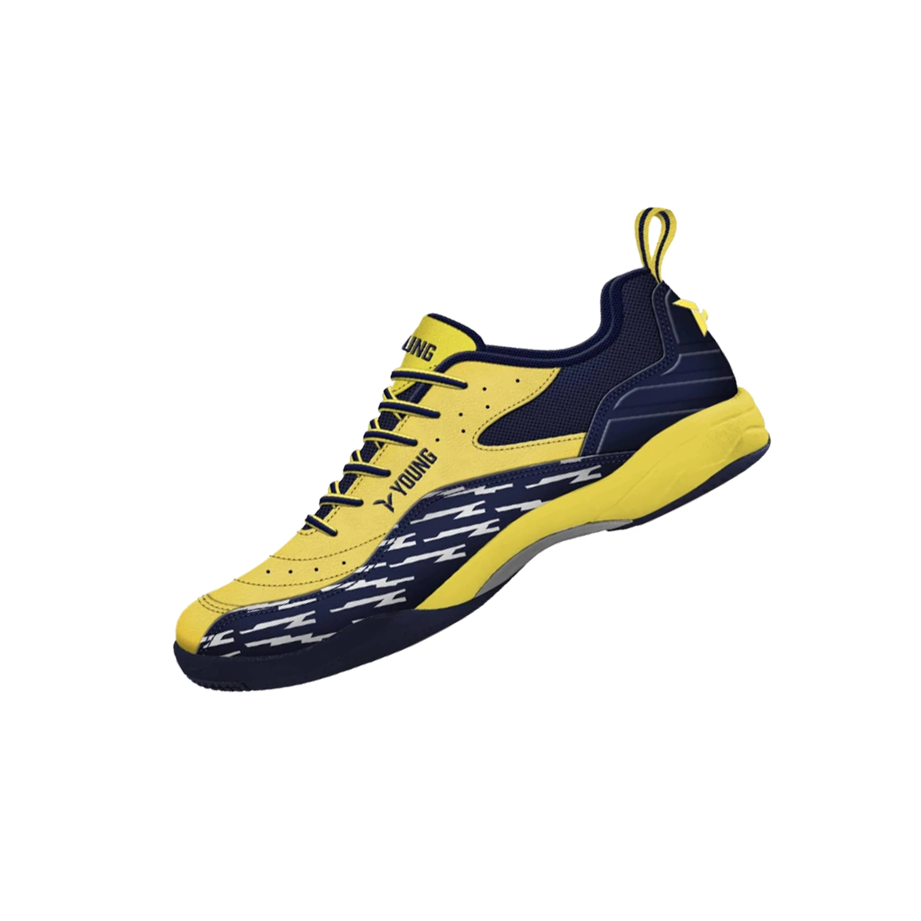 Young Sport Brand Starter 3 Adults Durability (TPU) Badminton Shoes With Extra Stitches & Round Sole Design