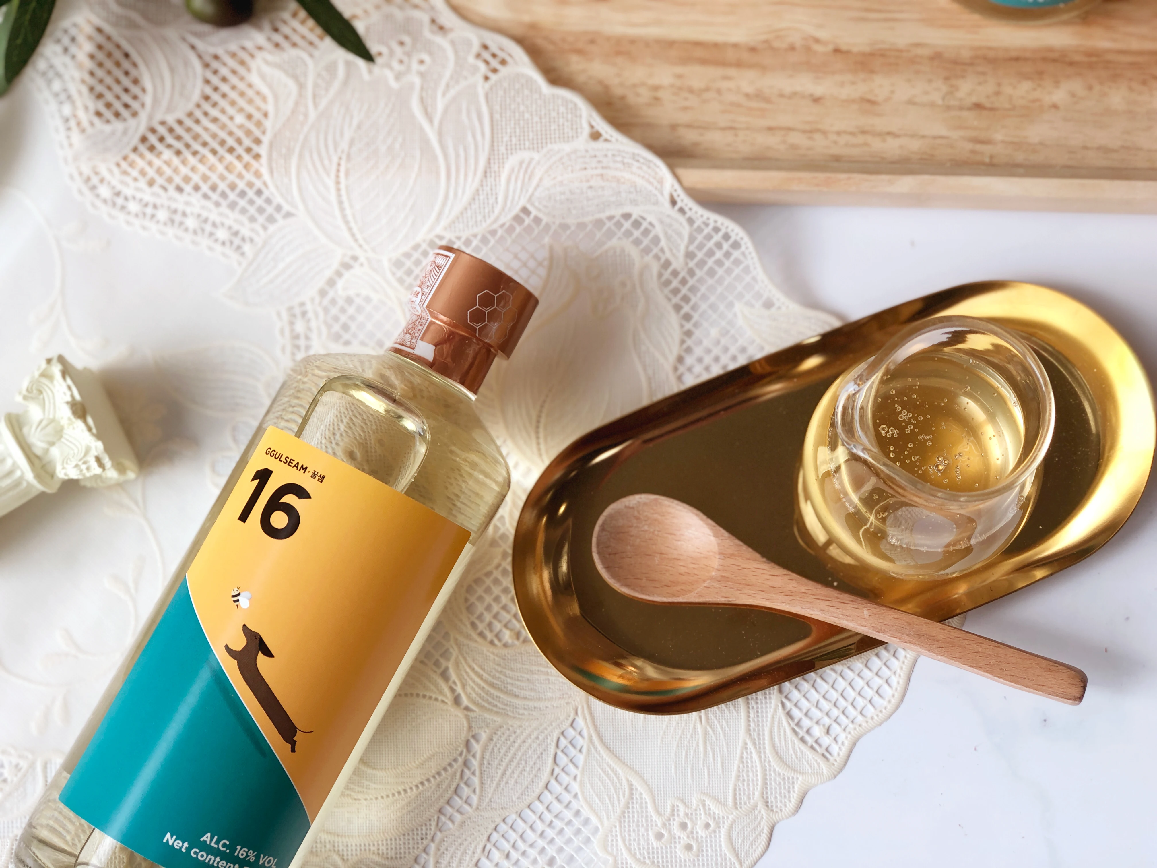 Korean Sweet Flavor Soju Honey and Ginger Soju Kkulseam16