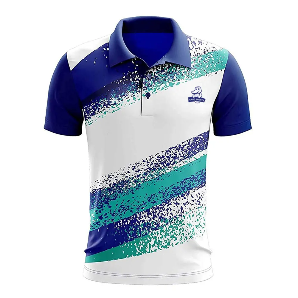 Custom Sublimation 100% Polyester High Quality Quick Dry Cricket Jersey Sports T Shirt