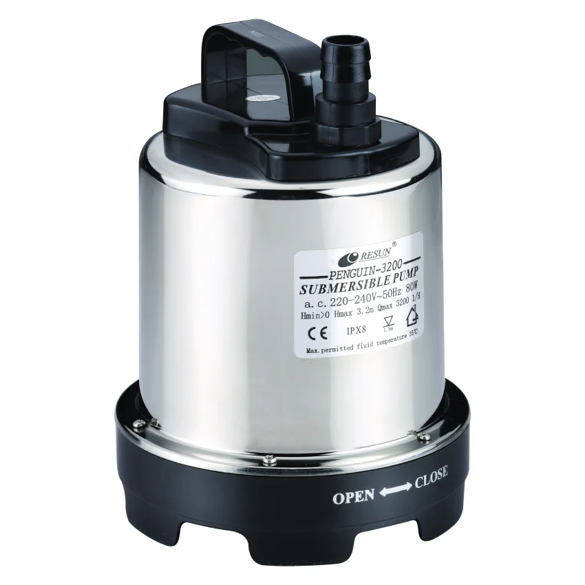 PENGUIN-3200 stainless steel vertical submersible pump for aquarium